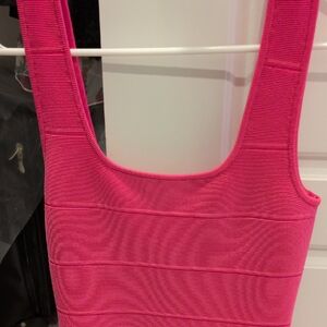 Herve Leger Pink Bra Top